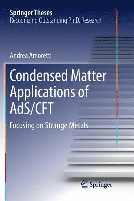 Condensed Matter Applications of AdS/CFT 1