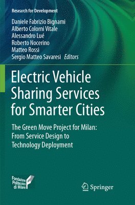 bokomslag Electric Vehicle Sharing Services for Smarter Cities