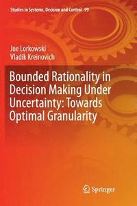 bokomslag Bounded Rationality in Decision Making Under Uncertainty: Towards Optimal Granularity