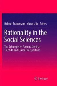 bokomslag Rationality in the Social Sciences