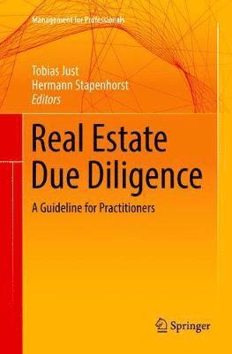 Tobias Just, Hermann Stapenhorst - Real Estate Due Diligence, Häftad