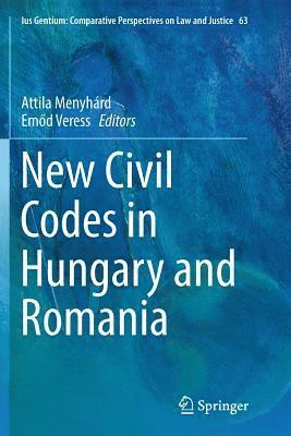 bokomslag New Civil Codes in Hungary and Romania