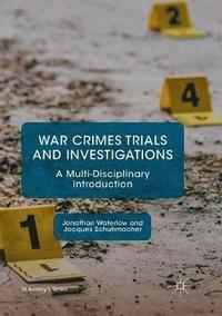 bokomslag War Crimes Trials and Investigations