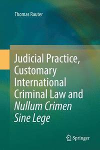 bokomslag Judicial Practice, Customary International Criminal Law and Nullum Crimen Sine Lege