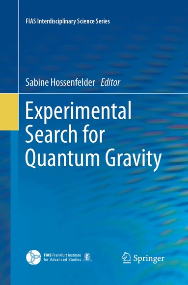 Sabine Hossenfelder - Experimental Search for Quantum Gravity, Häftad
