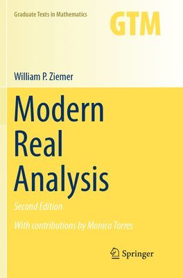William P. Ziemer - Modern Real Analysis, Häftad