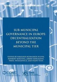 bokomslag Sub-Municipal Governance in Europe