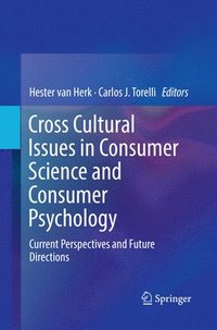 bokomslag Cross Cultural Issues in Consumer Science and Consumer Psychology