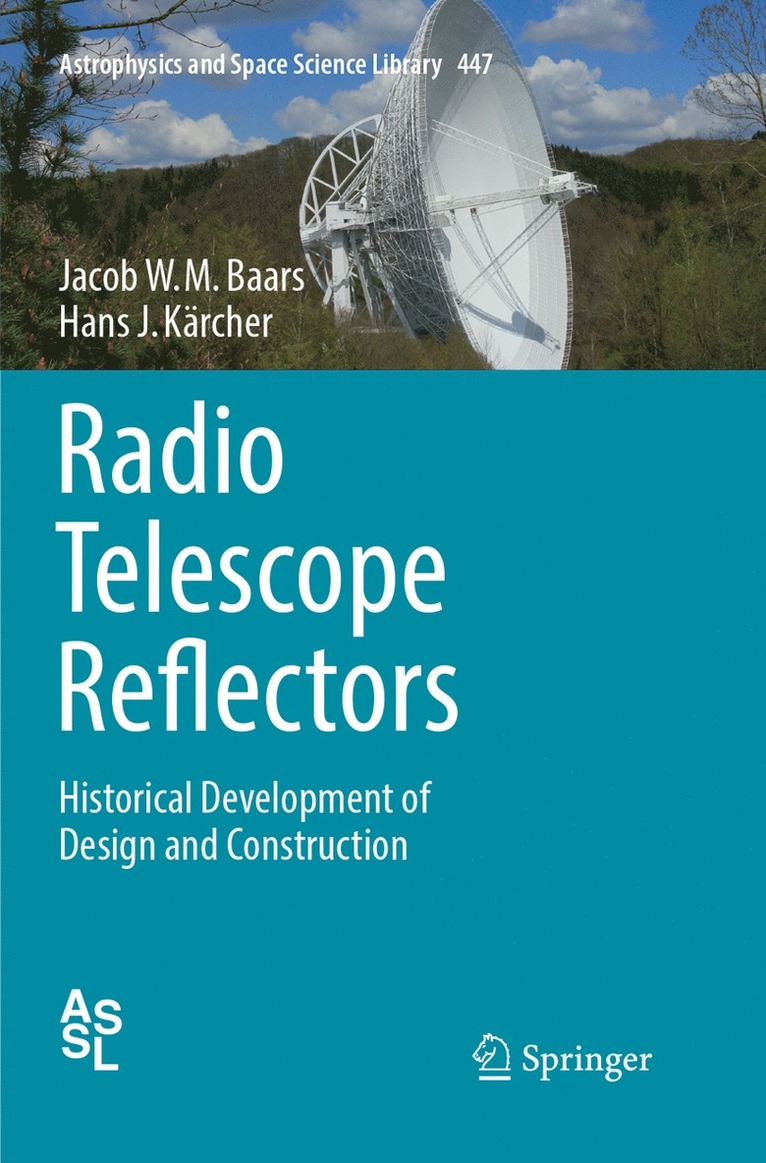Jacob W.M. Baars, Hans J Kärcher, Hans J Karcher, Jacob W. M. Baars, Hans J. Kärcher - Radio Telescope Reflectors, Häftad