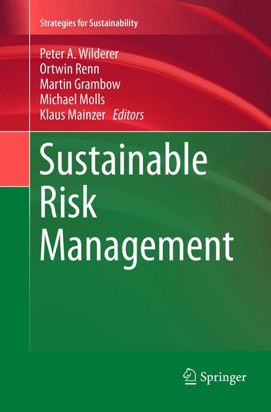 Peter A. Wilderer, Ortwin Renn, Martin Grambow, Michael Molls, Klaus Mainzer - Sustainable Risk Management, Häftad
