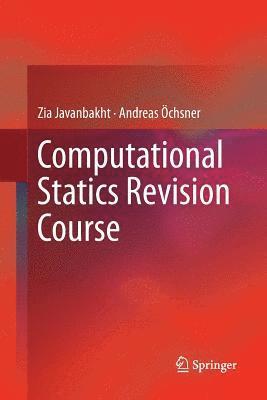 Computational Statics Revision Course 1