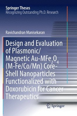 bokomslag Design and Evaluation of Plasmonic/Magnetic Au-MFe2O4 (M-Fe/Co/Mn) Core-Shell Nanoparticles Functionalized with Doxorubicin for Cancer Therapeutics