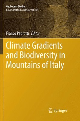 bokomslag Climate Gradients and Biodiversity in Mountains of Italy