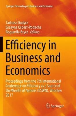 Efficiency in Business and Economics 1