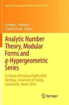 Analytic Number Theory, Modular Forms and q-Hypergeometric Series 1