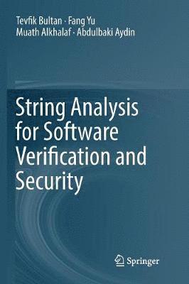 bokomslag String Analysis for Software Verification and Security