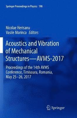 bokomslag Acoustics and Vibration of Mechanical StructuresAVMS-2017