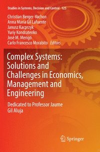 bokomslag Complex Systems: Solutions and Challenges in Economics, Management and Engineering