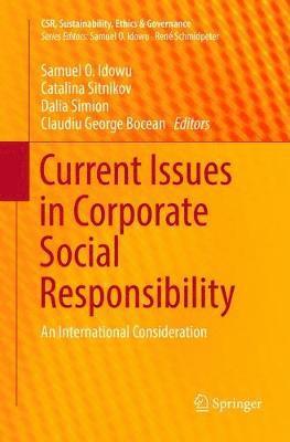 Current Issues in Corporate Social Responsibility 1