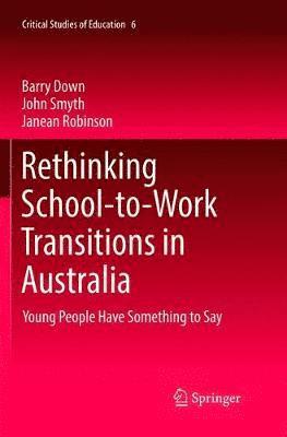 bokomslag Rethinking School-to-Work Transitions in Australia