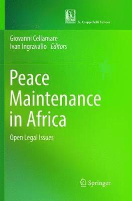 Peace Maintenance in Africa