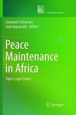 Peace Maintenance in Africa 1