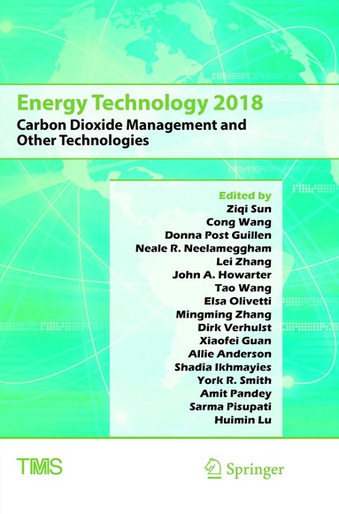 Ziqi Sun, Cong Wang, Donna Post Guillen, Neale R Neelameggham, Lei Zhang, John A. Howarter, Tao Wang, Elsa Olivetti, Mingming Zhang, Dirk Verhulst, Xiaofei Guan, Allie Anderson, Shadia Ikhmayies, York R. Smith, Amit Pandey, Sarma Pisupati, Huimin Lu - Energy Technology 2018, Häftad