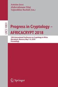 bokomslag Progress in Cryptology  AFRICACRYPT 2018