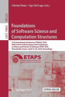 bokomslag Foundations of Software Science and Computation Structures