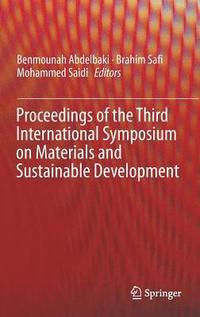 bokomslag Proceedings of the Third International Symposium on Materials and Sustainable Development