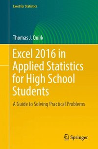 bokomslag Excel 2016 in Applied Statistics for High School Students