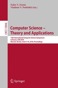 bokomslag Computer Science  Theory and Applications