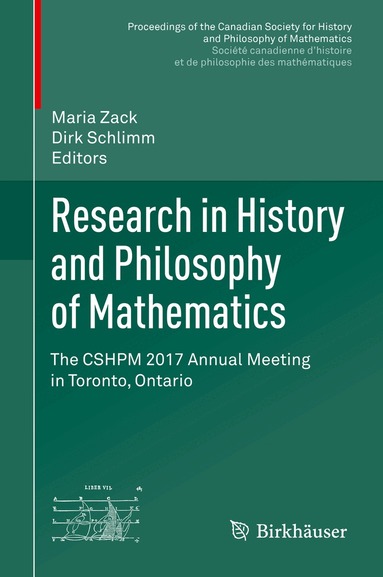 Maria Zack, Dirk Schlimm - Research in History and Philosophy of Mathematics, Inbunden