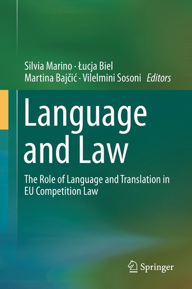 bokomslag Language and Law