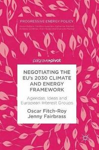 bokomslag Negotiating the EU's 2030 Climate and Energy Framework