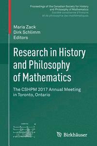 bokomslag Research In History And Philosophy Of Mathematics