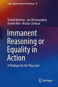 bokomslag Immanent Reasoning or Equality in Action