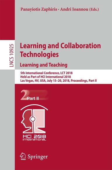Panayiotis Zaphiris, Andri Ioannou - Learning and Collaboration Technologies. Learning and Teaching, Häftad