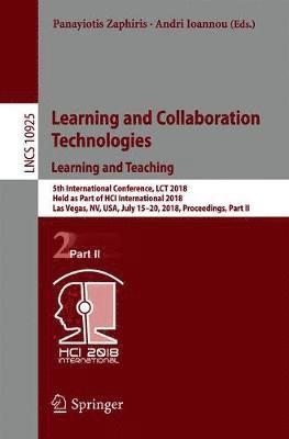 Learning and Collaboration Technologies. Learning and Teaching 1