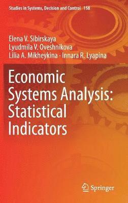 bokomslag Economic Systems Analysis: Statistical Indicators