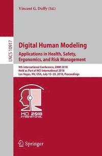 bokomslag Digital Human Modeling. Applications in Health, Safety, Ergonomics, and Risk Management