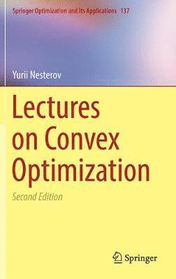 bokomslag Lectures on Convex Optimization