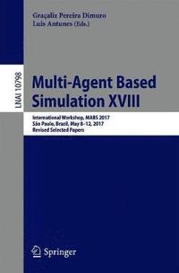 bokomslag Multi-Agent Based Simulation XVIII