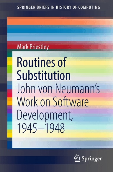 Mark Priestley - Routines of Substitution, Häftad