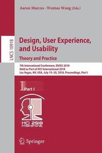 bokomslag Design, User Experience, and Usability: Theory and Practice