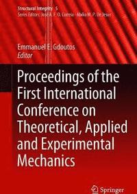 bokomslag Proceedings of the First International Conference on Theoretical, Applied and Experimental Mechanics