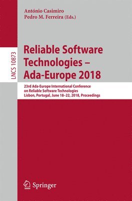 bokomslag Reliable Software Technologies - Ada-Europe 2018