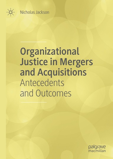 bokomslag Organizational Justice in Mergers and Acquisitions