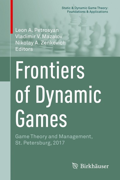 bokomslag Frontiers of Dynamic Games