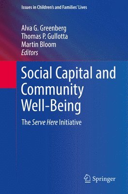 bokomslag Social Capital and Community Well-Being